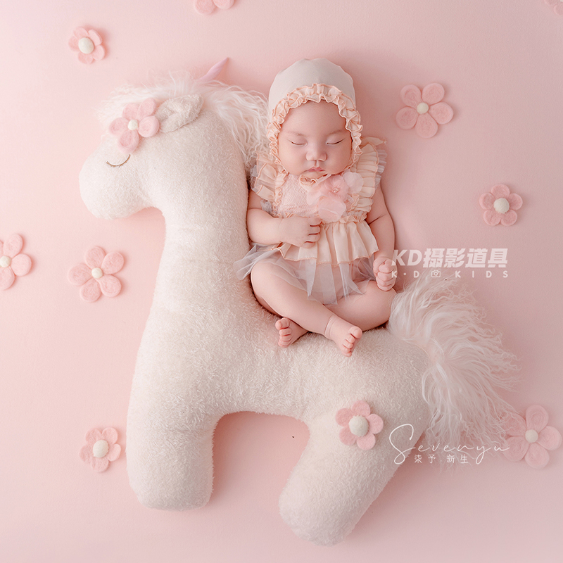 Infant Photography Props Outfit - Simpatico costume da unicorno per neonati,