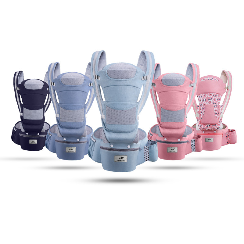 Ergonomic Baby Carrier Newborn To Toddler - Marsupio con sgabello in vita imbracatura