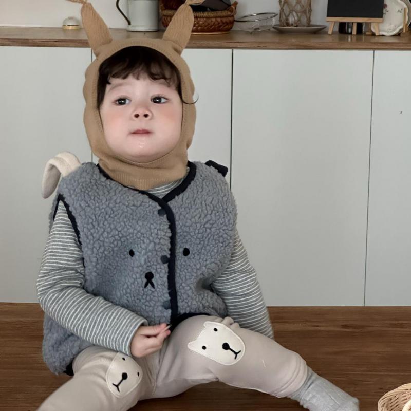 Toddler Boy Winter Fleece Jacket - 2025 inverno nuovo bambino senza maniche