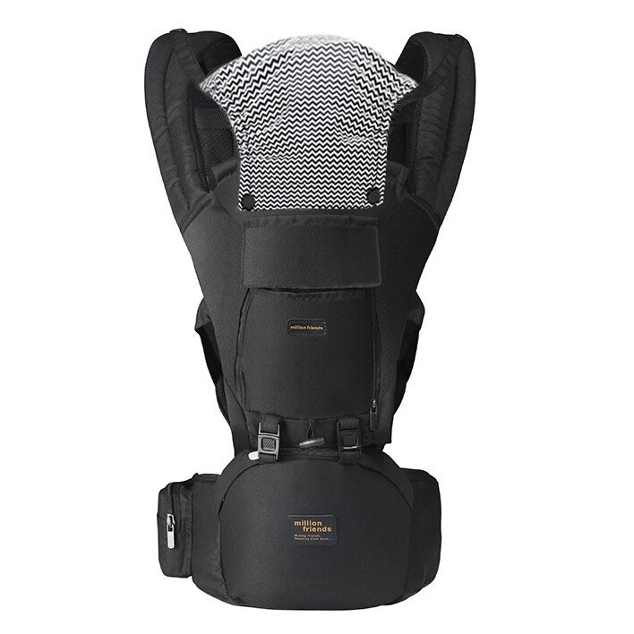 Ergonomic Baby Carrier Newborn To Toddler - Marsupio con seggiolino sui fianchi, ergonomia