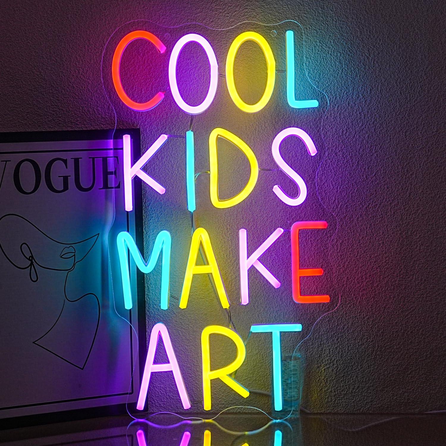 Nursery - Insegna al Neon 'Cool Kids Make