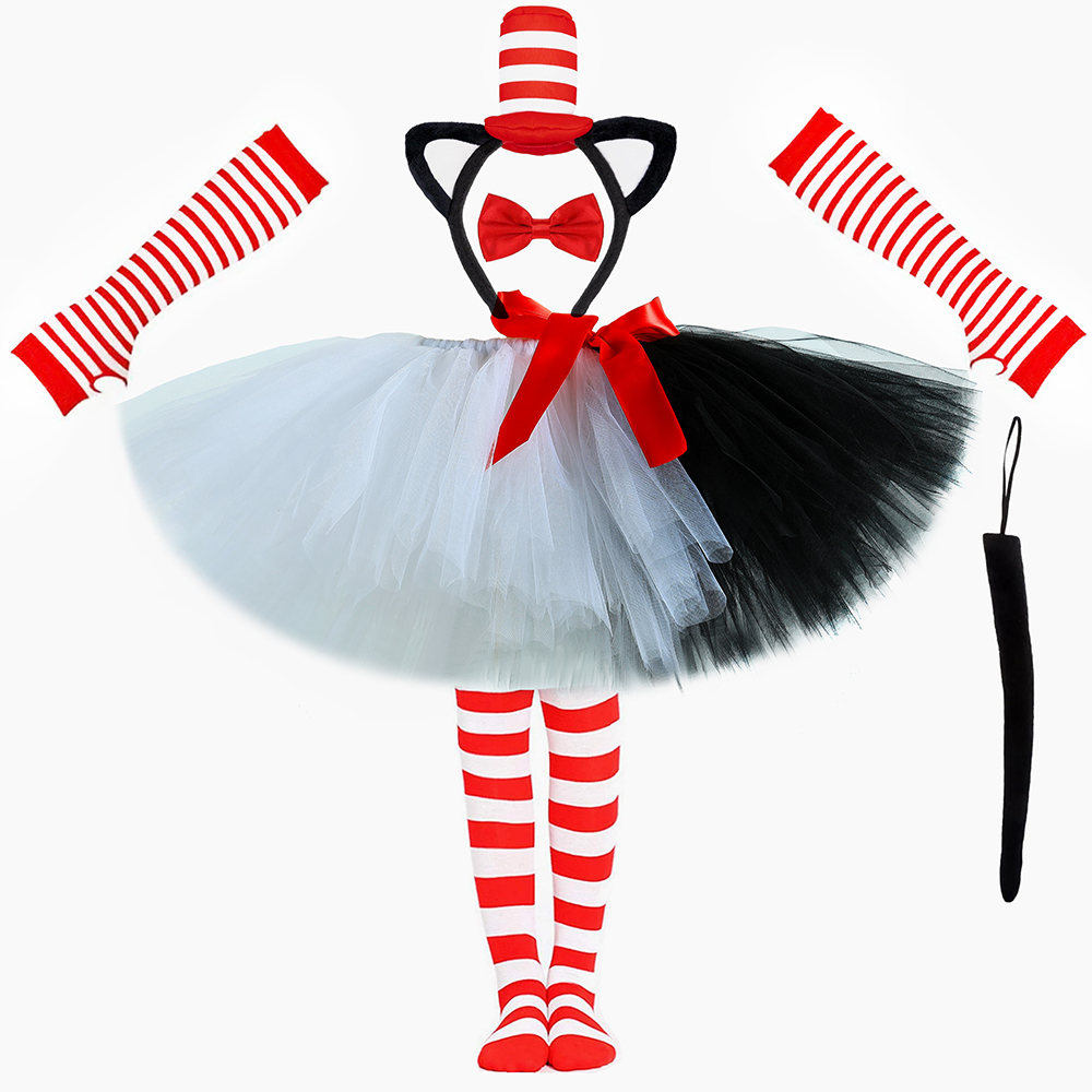 Toddler Girl Tulle Party Dress - Gonna Tutu Bianca e Nera per