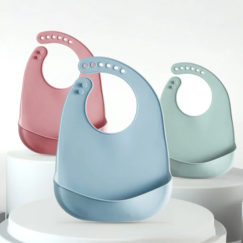 1-3 Pezzi Bavaglino Regolabile - Waterproof Baby Bibs Silicone recensione e prezzo