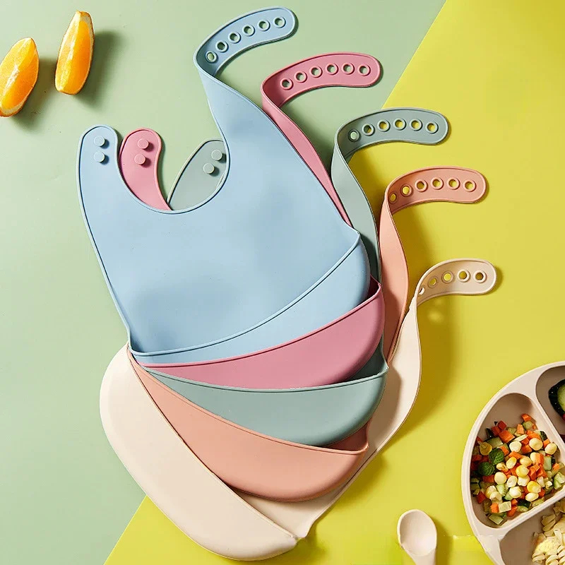 1/3 Pezzi Bavaglino Regolabile - Waterproof Baby Bibs Silicone recensione e prezzo