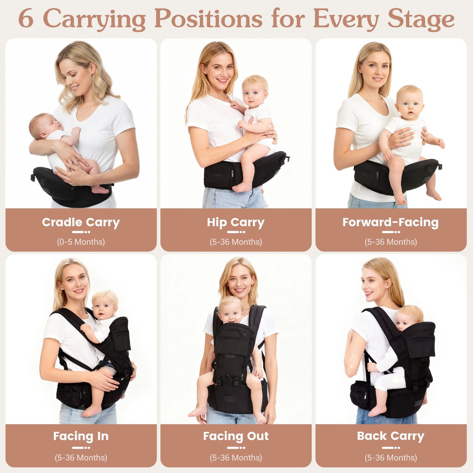 Marsupio con seggiolino sui fi - Ergonomic Baby Carrier Newborn To Toddler recensione e prezzo