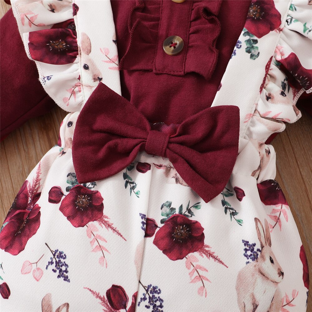 0-24 mesi neonata 3 pezzi di v - Newborn Baby Girl Romper Floral recensione e prezzo