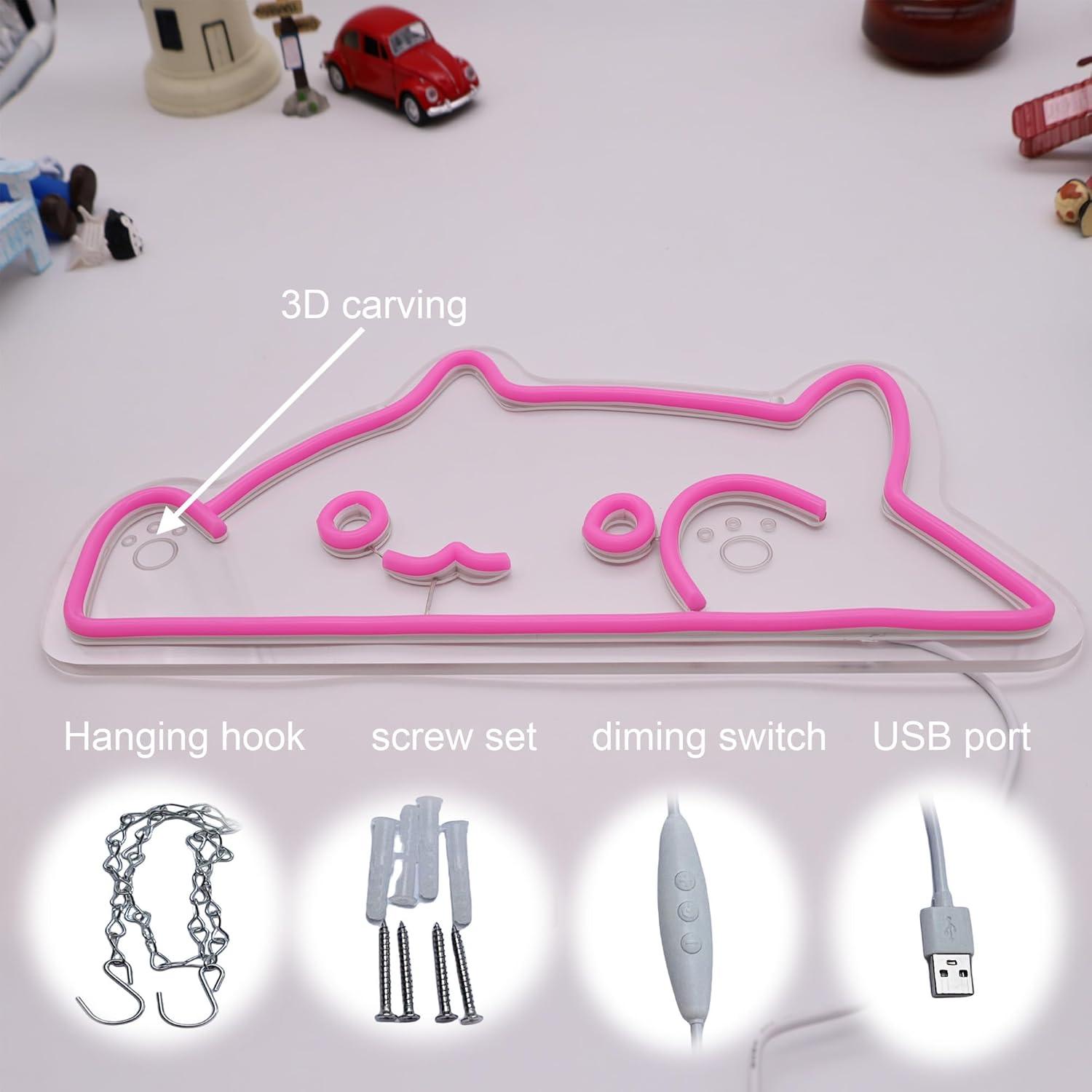 Insegna al Neon a Forma di Gat - Nursery recensione e prezzo